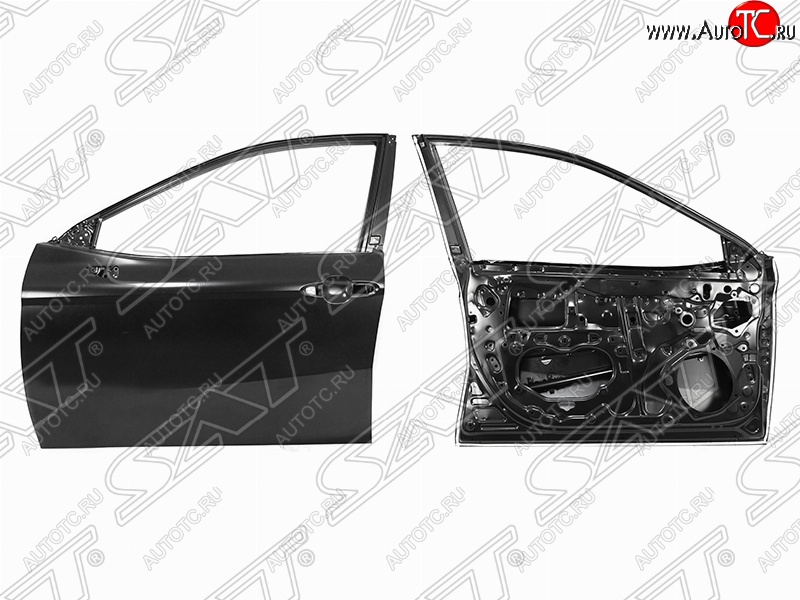 13 999 р. Левая дверь передняя SAT Toyota Camry XV70 дорестайлинг (2017-2021) (Неокрашенная)  с доставкой в г. Майкоп