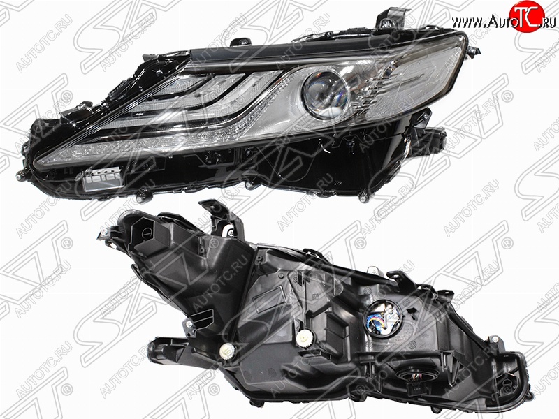13 299 р. Левая фара SAT Toyota Camry XV70 дорестайлинг (2017-2021)  с доставкой в г. Майкоп