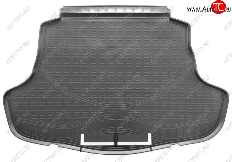 3 389 р. Коврик в багажник Norplast  Toyota Camry  XV70 (2017-2021) дорестайлинг (Черный с фартуком)  с доставкой в г. Майкоп