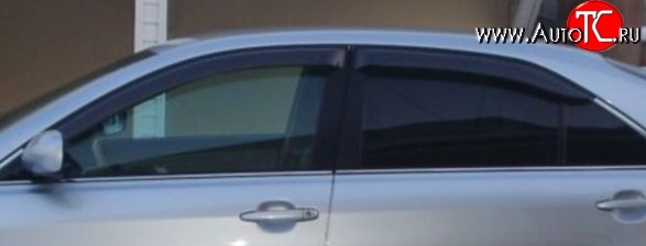 999 р. Комплект дефлекторов окон (ветровиков) 4 шт. Russtal Toyota Camry XV50 дорестайлинг (2011-2014)  с доставкой в г. Майкоп