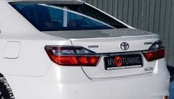 4 649 р. Козырёк на заднее стекло Tuning-Sport Toyota Camry XV55 2-ой рестайлинг (2017-2018) (Неокрашенный)  с доставкой в г. Майкоп. Увеличить фотографию 5