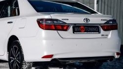 4 649 р. Козырёк на заднее стекло Tuning-Sport Toyota Camry XV55 2-ой рестайлинг (2017-2018) (Неокрашенный)  с доставкой в г. Майкоп. Увеличить фотографию 6