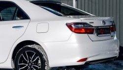 4 649 р. Козырёк на заднее стекло Tuning-Sport Toyota Camry XV55 2-ой рестайлинг (2017-2018) (Неокрашенный)  с доставкой в г. Майкоп. Увеличить фотографию 7