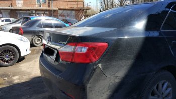 2 799 р. Лип спойлер АВТОКРАТ Toyota Camry XV55 1-ый рестайлинг (2014-2017) (Неокрашенный)  с доставкой в г. Майкоп. Увеличить фотографию 2