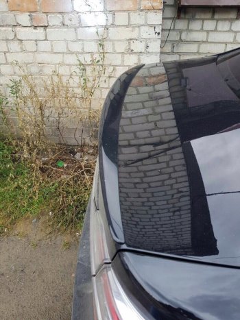 2 799 р. Лип спойлер АВТОКРАТ Toyota Camry XV55 1-ый рестайлинг (2014-2017) (Неокрашенный)  с доставкой в г. Майкоп. Увеличить фотографию 3
