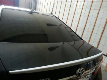 2 799 р. Лип спойлер АВТОКРАТ Toyota Camry XV55 1-ый рестайлинг (2014-2017) (Неокрашенный)  с доставкой в г. Майкоп. Увеличить фотографию 4