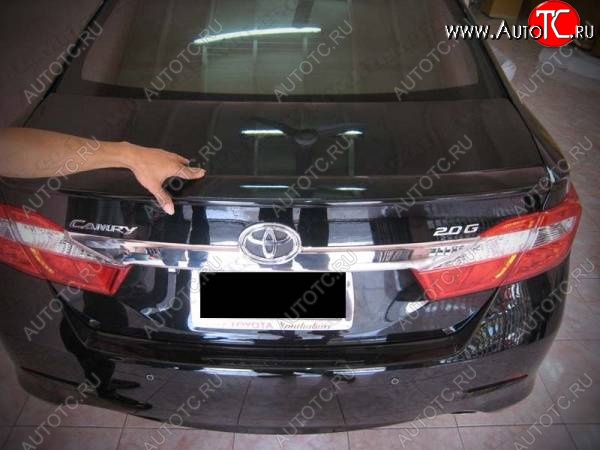 3 049 р. Лип спойлер CT v3 Toyota Camry XV55 1-ый рестайлинг (2014-2017) (Неокрашенный)  с доставкой в г. Майкоп