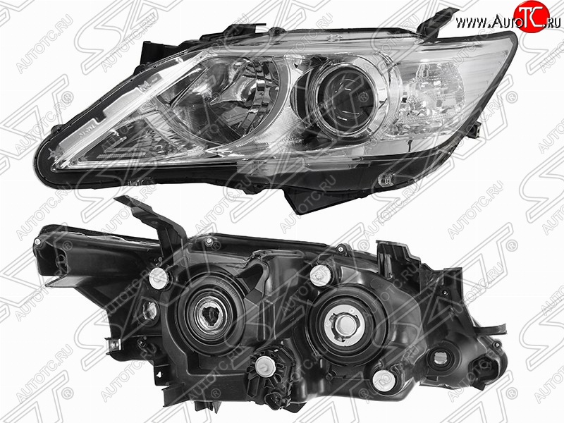 6 349 р. Левая фара передняя SAT Toyota Camry XV50 дорестайлинг (2011-2014)  с доставкой в г. Майкоп
