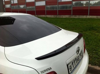 3 399 р. Лип спойлер АВТОКРАТ  Toyota Camry  XV40 (2006-2011) дорестайлинг, рестайлинг (Неокрашенный)  с доставкой в г. Майкоп. Увеличить фотографию 3