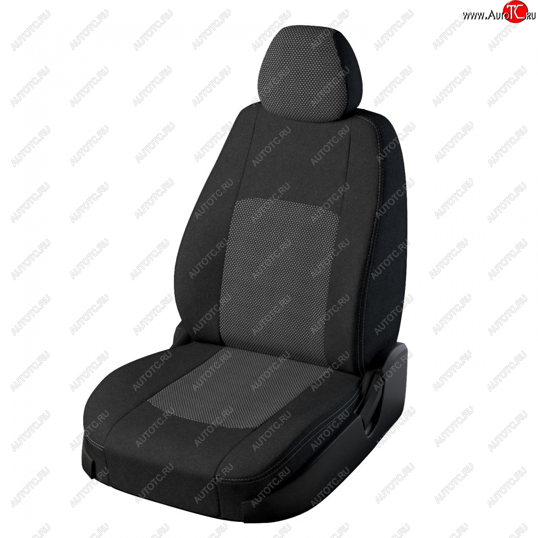 5 999 р. Чехлы для сидений Lord Autofashion Турин (экокожа, жаккард) Toyota Camry XV40 дорестайлинг (2006-2008) (Чёрный, вставка жаккард Тома серый)  с доставкой в г. Майкоп