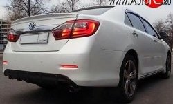 5 599 р. Козырёк на заднее стекло Modellista Toyota Camry XV55 2-ой рестайлинг (2017-2018) (Неокрашенный)  с доставкой в г. Майкоп. Увеличить фотографию 2