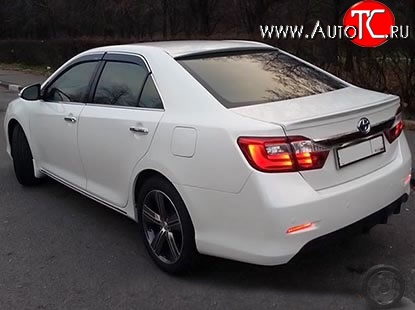 5 599 р. Козырёк на заднее стекло Modellista Toyota Camry XV55 2-ой рестайлинг (2017-2018) (Неокрашенный)  с доставкой в г. Майкоп