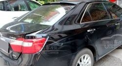 3 689 р. Козырёк на заднее стекло M-VRS Toyota Camry XV55 2-ой рестайлинг (2017-2018) (Неокрашенный)  с доставкой в г. Майкоп. Увеличить фотографию 2
