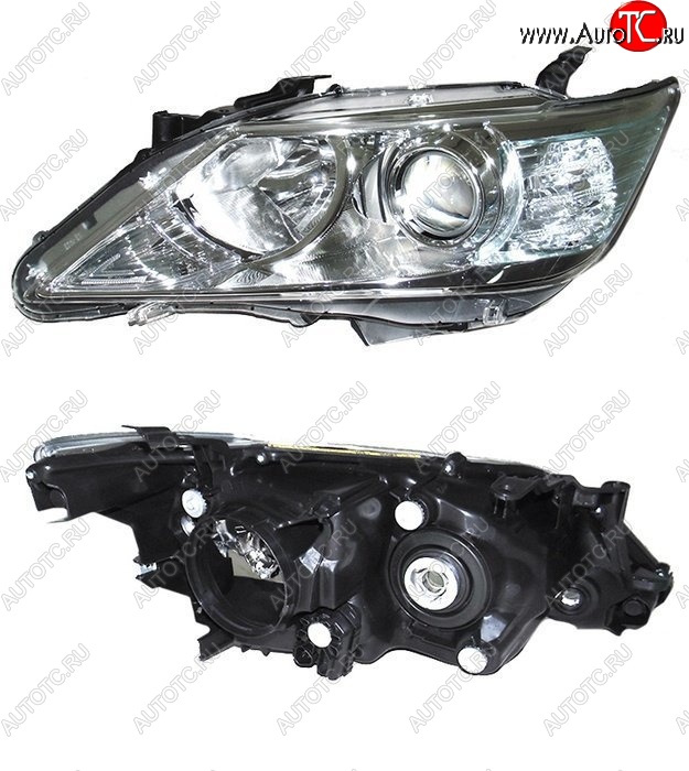 5 999 р. Левая фара SAT (под ксенон) Toyota Camry XV50 дорестайлинг (2011-2014)  с доставкой в г. Майкоп