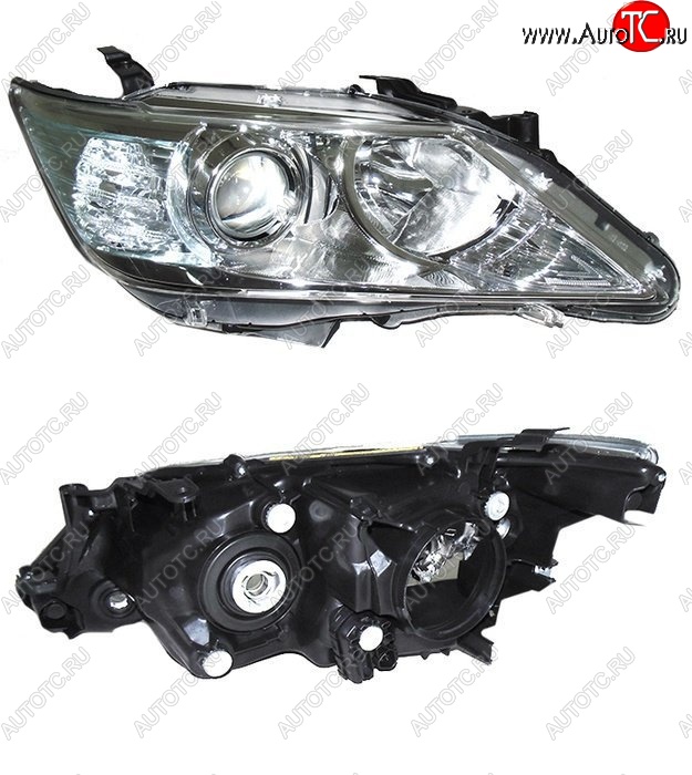 5 999 р. Правая фара SAT (под ксенон) Toyota Camry XV50 дорестайлинг (2011-2014)  с доставкой в г. Майкоп