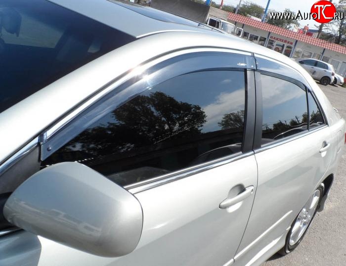 3 299 р. Дефлекторы окон (ветровики) Novline 4 шт Toyota Camry XV40 рестайлинг (2009-2011)  с доставкой в г. Майкоп