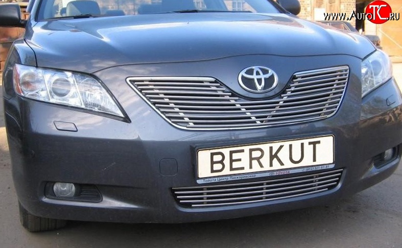 6 499 р. Декоративная вставка решетки радиатора Berkut Toyota Camry XV40 рестайлинг (2009-2011)  с доставкой в г. Майкоп