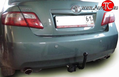 7 999 р. Фаркоп Лидер Плюс Toyota Camry XV40 рестайлинг (2009-2011) (Без электропакета)  с доставкой в г. Майкоп