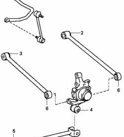 188 р. Полиуретановая втулка стабилизатора задней подвески Точка Опоры Toyota Camry V40 (1994-1998)  с доставкой в г. Майкоп. Увеличить фотографию 2