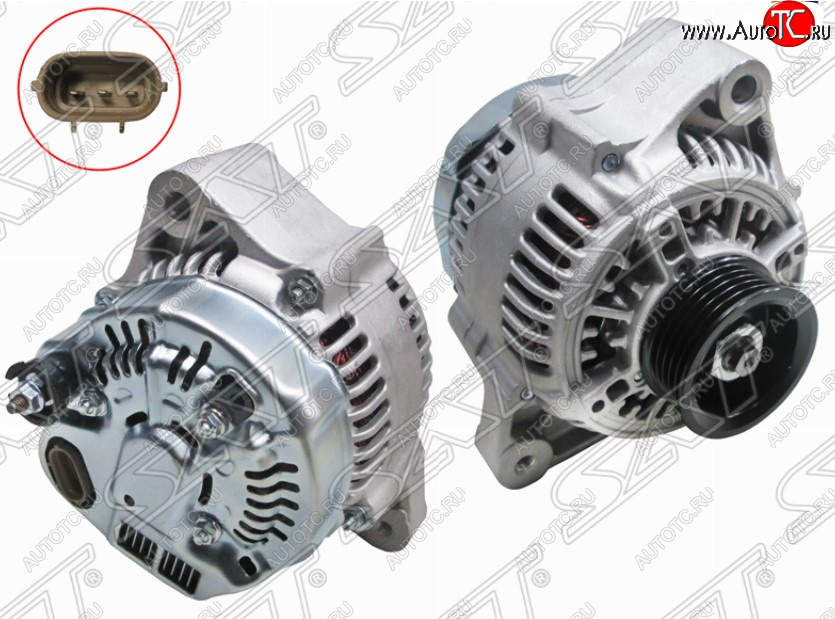 8 699 р. Генератор SAT (12V 80A 3/4/5SFE) Toyota Celica T210 (1993-1999)  с доставкой в г. Майкоп