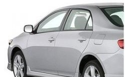 7 399 р. Пороги накладки CT Toyota Corolla E150 седан рестайлинг (2009-2013) (Неокрашенные)  с доставкой в г. Майкоп. Увеличить фотографию 2