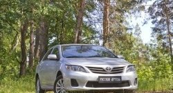 999 р. Реснички на фары RA Toyota Corolla E140 седан рестайлинг (2009-2013) (Неокрашенные)  с доставкой в г. Майкоп. Увеличить фотографию 3