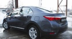 779 р. Реснички на фонари RA  Toyota Corolla  E180 (2013-2016) дорестайлинг (Неокрашенные)  с доставкой в г. Майкоп. Увеличить фотографию 3