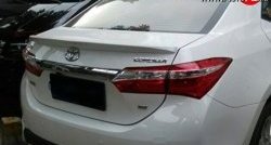 2 259 р. Лип спойлер M-VRS Toyota Corolla E180 дорестайлинг (2013-2016) (Неокрашенный)  с доставкой в г. Майкоп. Увеличить фотографию 2
