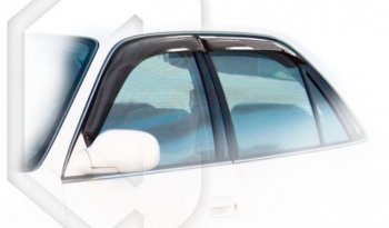 Дефлектора окон (E110, 111) CA-Plastic Toyota Corolla E110 седан дорестайлинг (1997-2000)