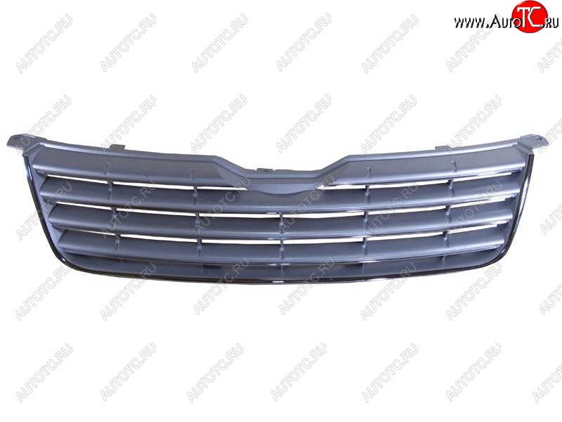 3 799 р. Решётка радиатора (с хромом) SAT Toyota Corolla E120 седан рестайлинг (2004-2007) (Неокрашенная)  с доставкой в г. Майкоп