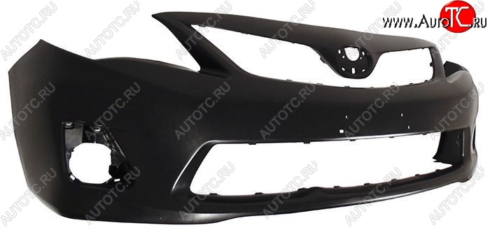 3 489 р. Бампер передний SAT Toyota Corolla E150 седан рестайлинг (2009-2013) (Неокрашенный)  с доставкой в г. Майкоп