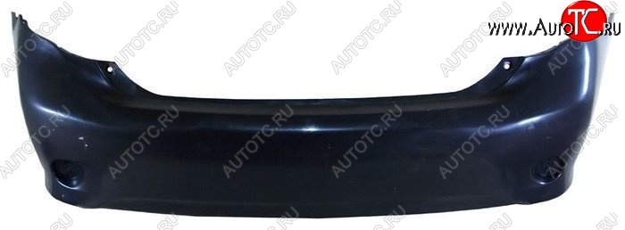 3 299 р. Бампер задний SAT Toyota Corolla E150 седан дорестайлинг (2006-2010) (Неокрашенный)  с доставкой в г. Майкоп