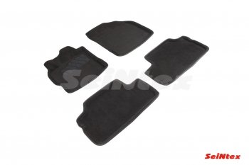 Комплект ворсовых ковриков в салон Seintex (3D) Toyota Corolla E140 седан дорестайлинг (2007-2010)