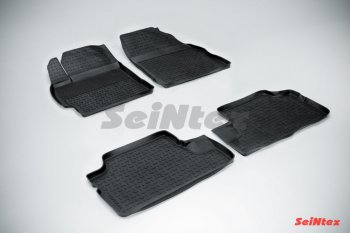 Коврики в салон SeiNtex (резина, высокий бортик) Toyota Corolla E140 седан дорестайлинг (2007-2010)