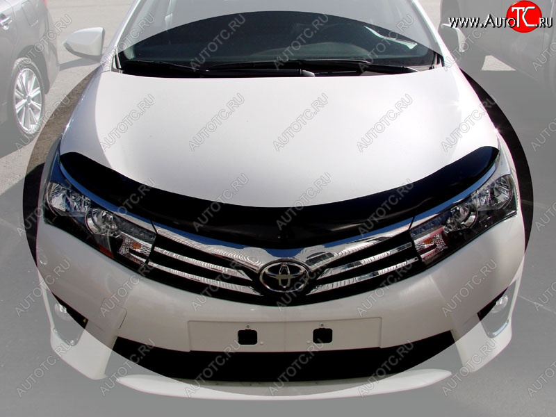 3 299 р. Дефлектор капота SIM Toyota Corolla E180 дорестайлинг (2013-2016) с доставкой в г. Майкоп Увеличить фотографию 1 3 299 р. Дефлектор капота SIM Toyota Corolla E180 дорестайлинг (2013-2016) с доставкой в г. Майкоп