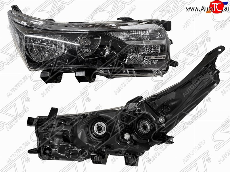7 549 р. Правая фара SAT (галоген, без ДХО) Toyota Corolla E180 дорестайлинг (2013-2016)  с доставкой в г. Майкоп
