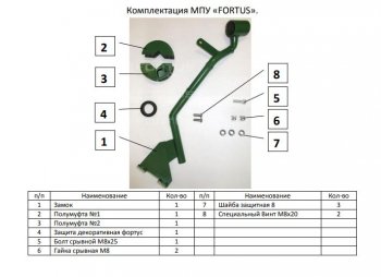 36 549 р. Замок рулевого вала FORTUS (бесштыревой) МТ Toyota Corolla E210 седан дорестайлинг (2018-2022)  с доставкой в г. Майкоп. Увеличить фотографию 3