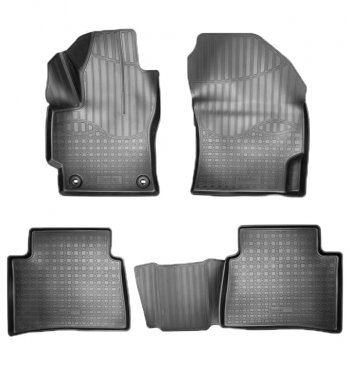 Коврики салонные Noplast (3D) Toyota Corolla E210 седан дорестайлинг (2018-2022)
