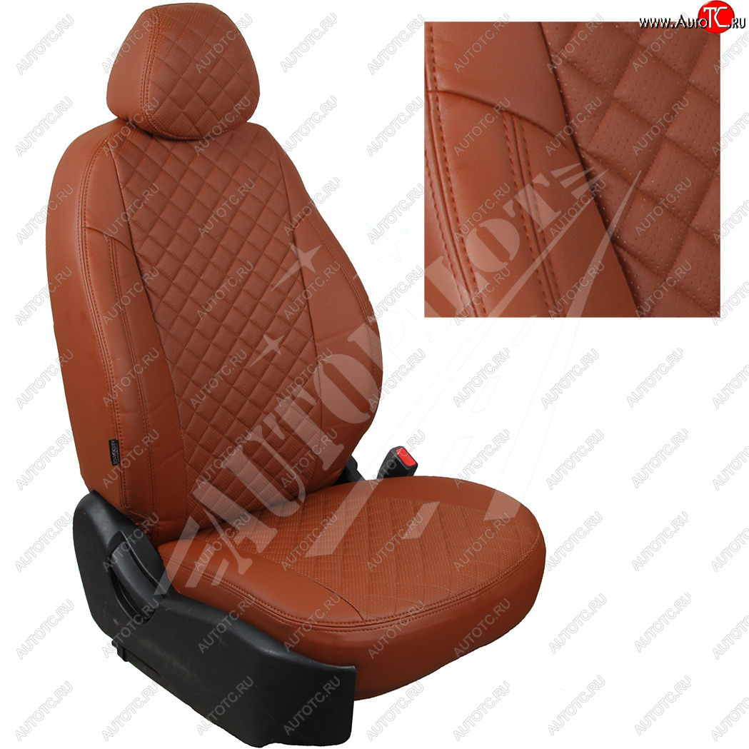 8 749 р. Чехлы сидений AUTOPILOT Экокожа Ромб (40/60 с задним подлокотника, Comfort / Prestige) Toyota Corolla E210 (2018-2022) седан дорестайлинг (Коричневый + Коричневый) с доставкой в г. Майкоп Увеличить фотографию 1 8 749 р. Чехлы сидений AUTOPILOT Экокожа Ромб (40/60 с задним подлокотника, Comfort / Prestige) Toyota Corolla E210 (2018-2022) седан дорестайлинг (Коричневый + Коричневый) с доставкой в г. Майкоп