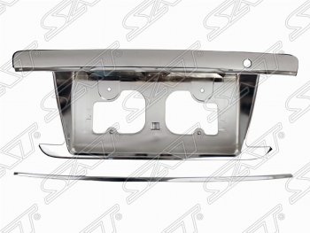 Накладка крышки багажника SAT Toyota Corolla E120 хэтчбек 5 дв. дорестайлинг (2000-2004) (Черная)