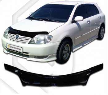 Дефлектор капота CA-Plastiс Toyota Allex E12# рестайлинг (2002-2004)