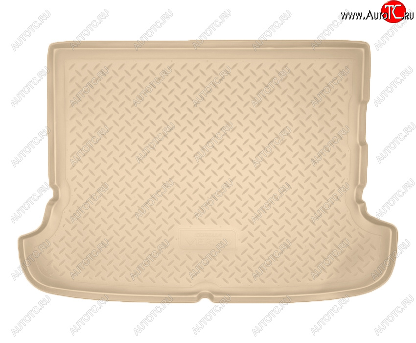 2 199 р. Коврик багажника Norplast Unidec  Toyota Corolla Verso  AR10 (2004-2009) (Цвет: бежевый)  с доставкой в г. Майкоп