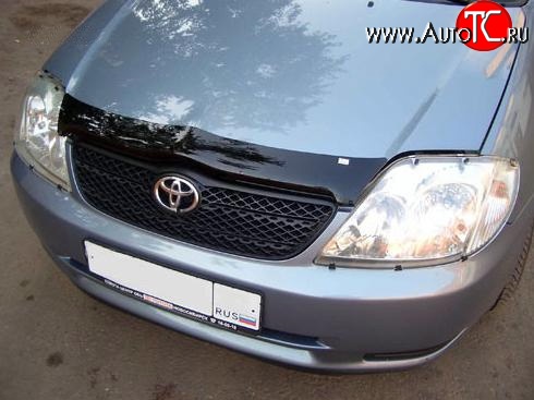 4 599 р. Дефлектор капота NovLine Toyota Corolla E120 седан дорестайлинг (2000-2004)  с доставкой в г. Майкоп