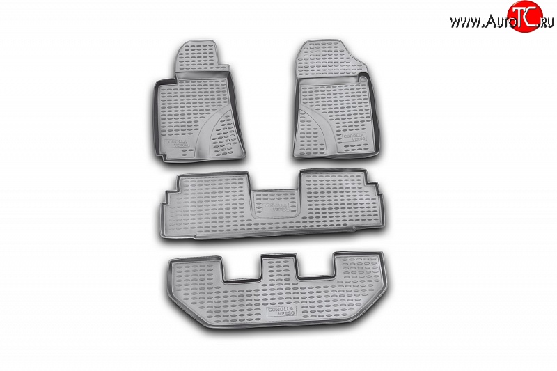 2 659 р. Коврики в салон Element 4 шт. (полиуретан) Toyota Corolla Verso AR10 (2004-2009)  с доставкой в г. Майкоп