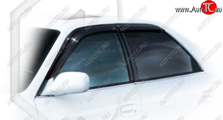 1 999 р. Дефлектора окон CA-Plastiс  Toyota Cresta  X100 (1996-1998) дорестайлинг (Classic полупрозрачный, Без хром.молдинга)  с доставкой в г. Майкоп