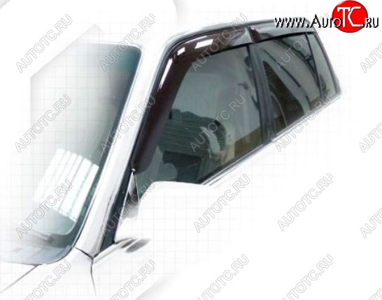 1 999 р. Дефлектора окон CA-Plastic (увеличенная задняя дверь)  Toyota Crown  XS10 (1995-2017) седан (Classic полупрозрачный, Без хром.молдинга)  с доставкой в г. Майкоп