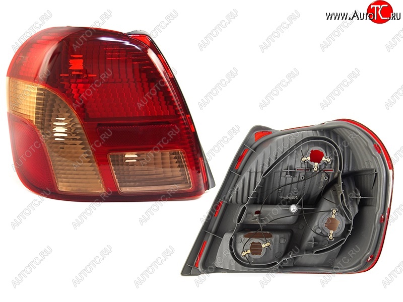 2 969 р. Левый фонарь SAT Toyota Echo XP10 седан дорестайлинг (1999-2002)  с доставкой в г. Майкоп