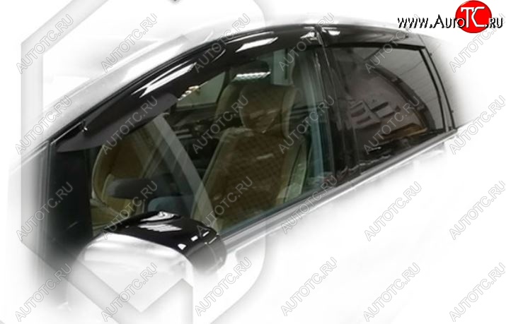 2 079 р. Дефлектора окон CA-Plastic  Toyota Estima  AHR10,XR30, XR40 (2000-2006) (Classic полупрозрачный, Без хром.молдинга)  с доставкой в г. Майкоп