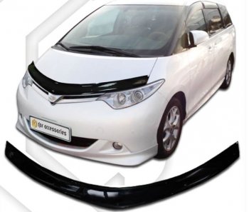 Дефлектор капота CA-Plastic Toyota Estima AHR20,XR50 2-ой рестайлинг (2012-2016)