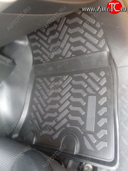 1 829 р. Коврики салона Aileron (с подпятником) Toyota FJ-Cruiser (2006-2018)  с доставкой в г. Майкоп